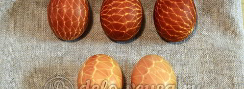 пасхальные яйца в сетку. Шаг 12