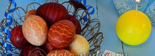 пасхальные яйца в сетку. Шаг 16