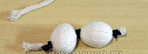 пасхальные яйца в сетку. Шаг 5