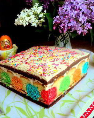 Пляцок пасхальный Писанки