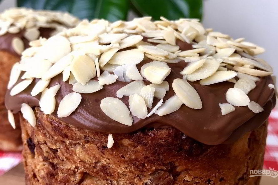 Рецепт шоколадного кулича на пасху