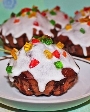 Шоколадный кулич