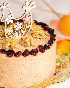 Творожная карамельная Пасха