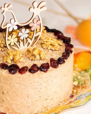 Творожная карамельная Пасха