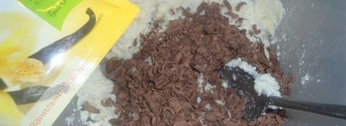 творожная пасха без яиц с тертым шоколадом. Шаг 4