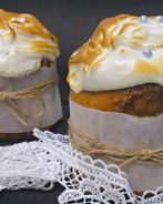 Творожный кулич с итальянской меренгой