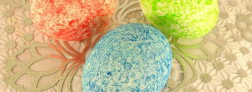 яйца пасхальные окрашенные цветным рисом. Шаг 6