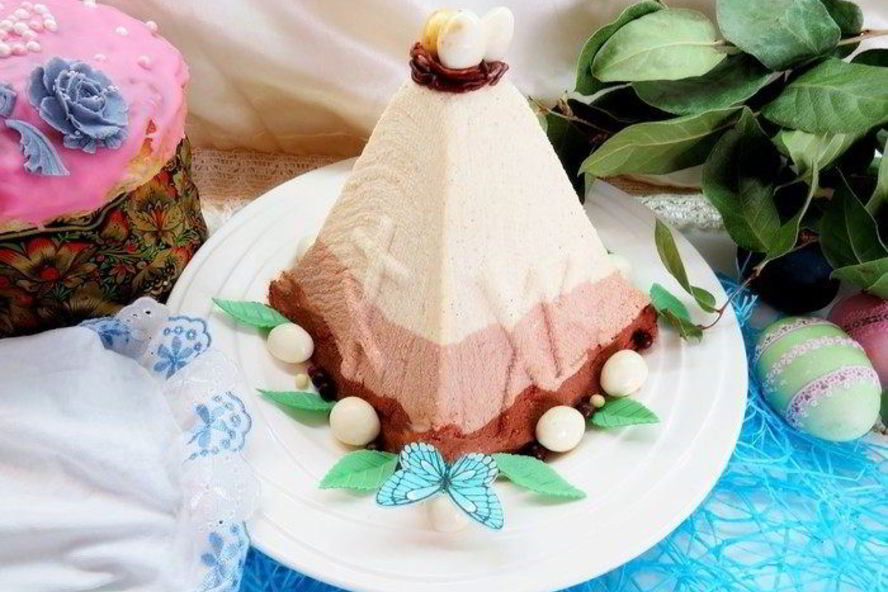 Рецепт заварной пасхи три шоколада