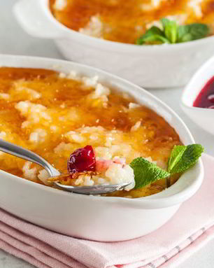 Пудинг из риса с соевым молоком