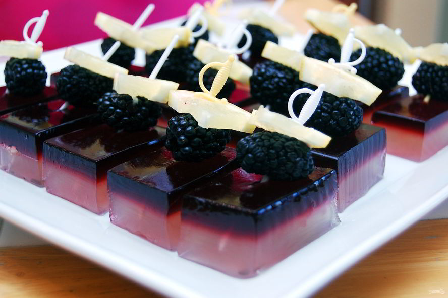 Рецепт пьяного желе