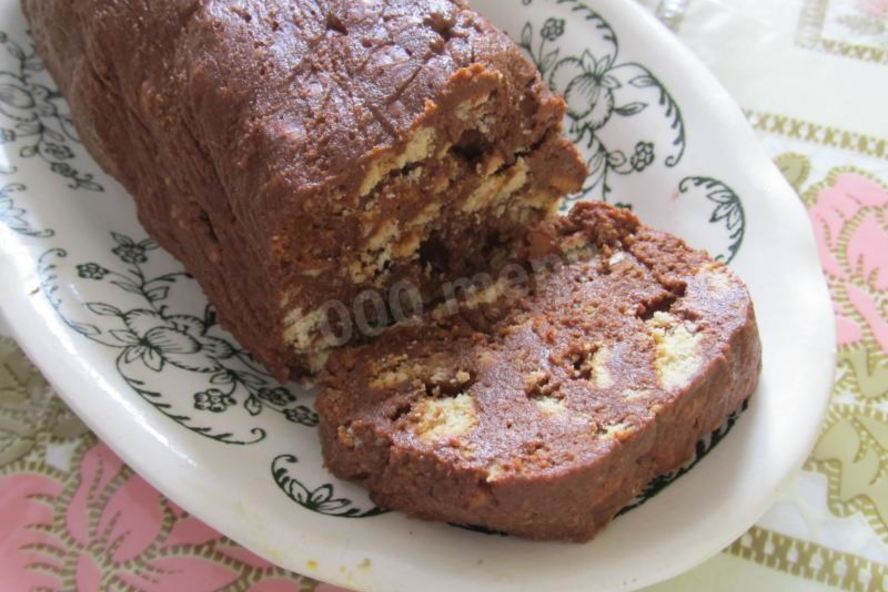 Рецепт домашнего щербета из печенья с изюмом