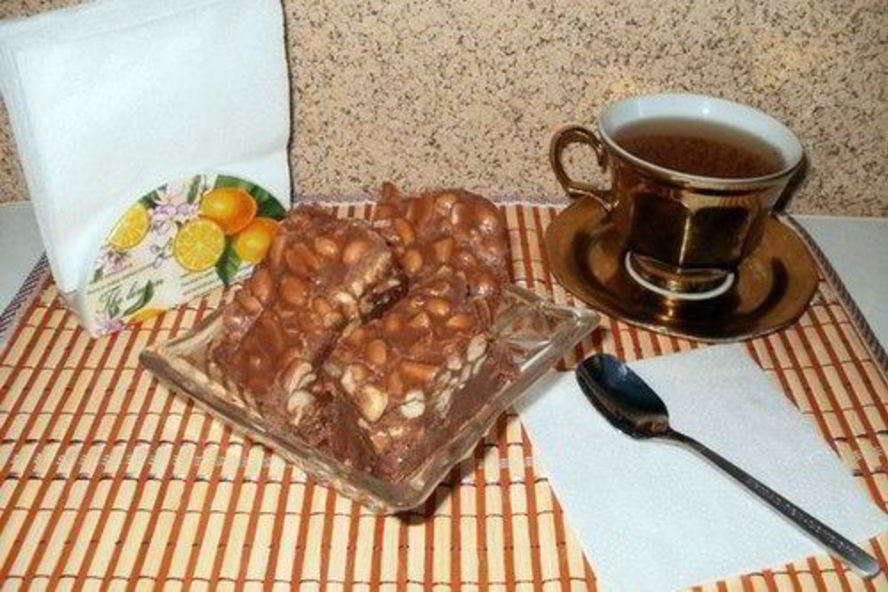 Рецепт домашнего щербета с дробленым арахисом