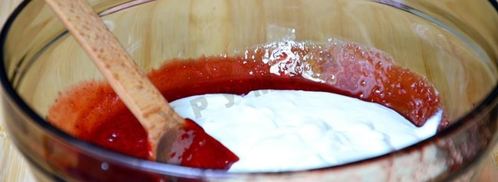 мороженое домашний клубничный щербет из йогурта. Шаг 6