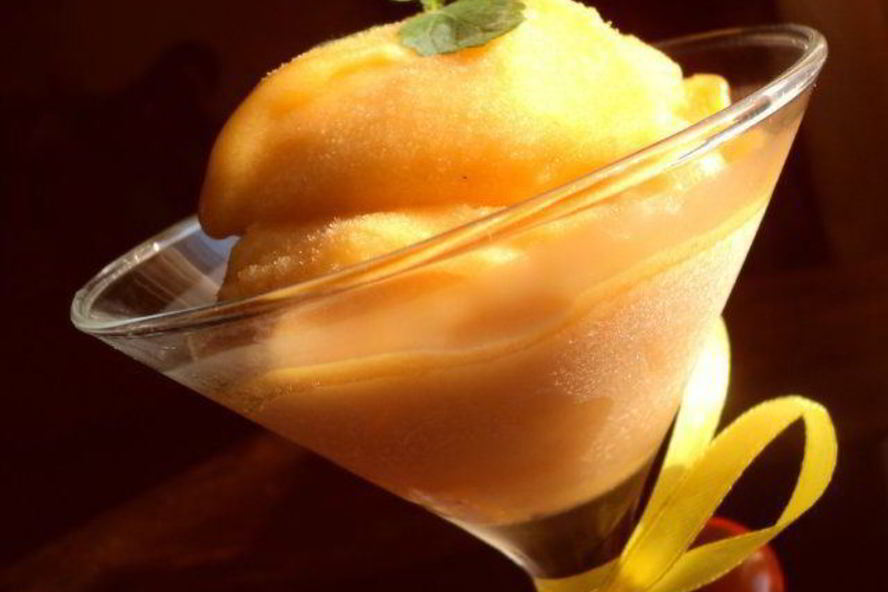 Рецепт персикового щербета