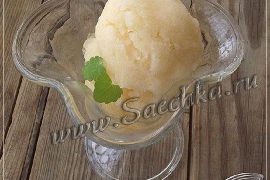 Рецепт щербета из дыни