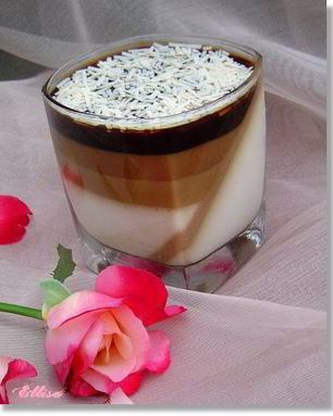 Шоколадно-желейный десерт