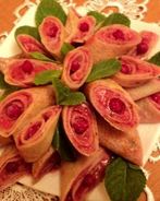 Блинчики с ягодным суфле