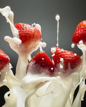 Клубничное суфле с желатином