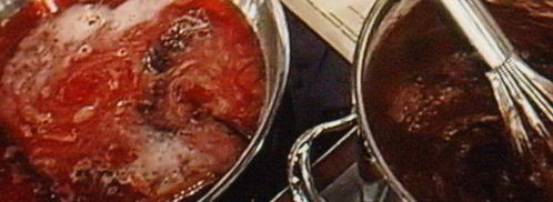 шоколадное суфле под кофейным сабайоном с пряным кумкватом. Шаг 7