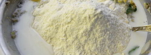 суфле из кабачков и белых грибов. Шаг 6