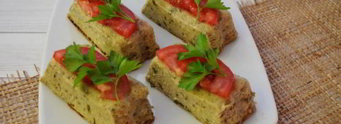 суфле из кабачков и белых грибов. Шаг 8