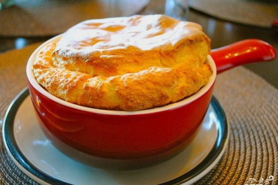 Рецепт суфле из яблок и творога