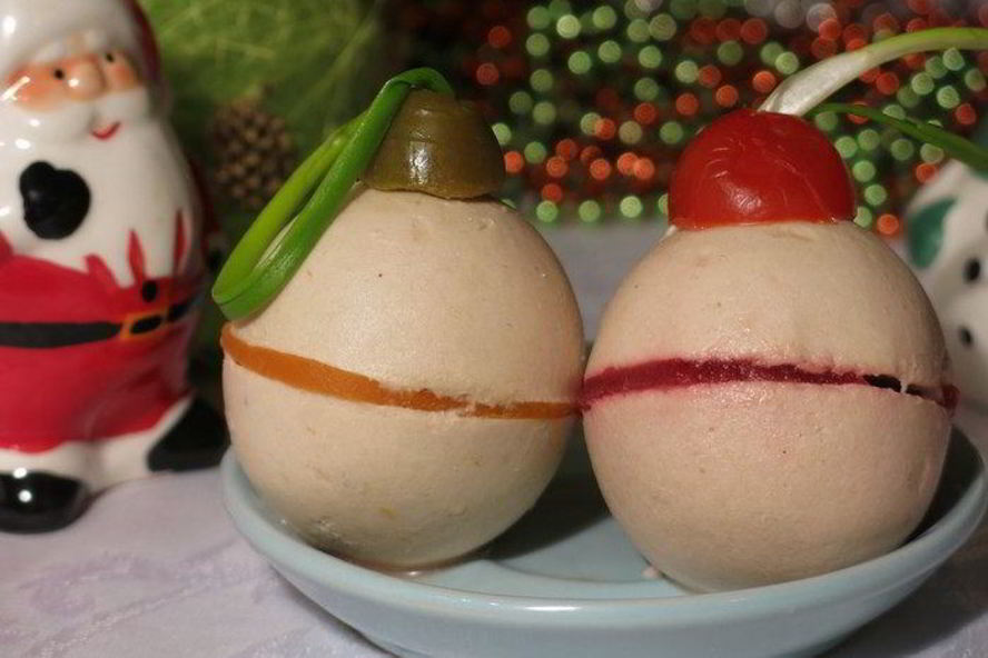 Рецепт суфле с тунцом елочный шар