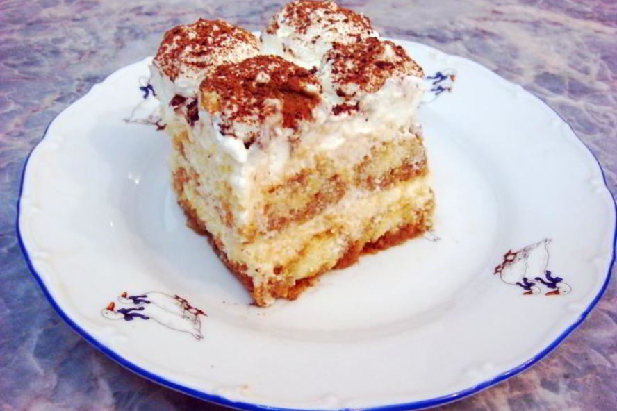 Рецепт домашнего классического тирамису с маскарпоне