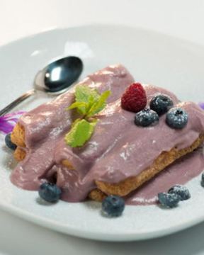 Фиалковый тирамису