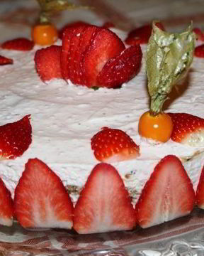 Кофейно-клубничный тирамису