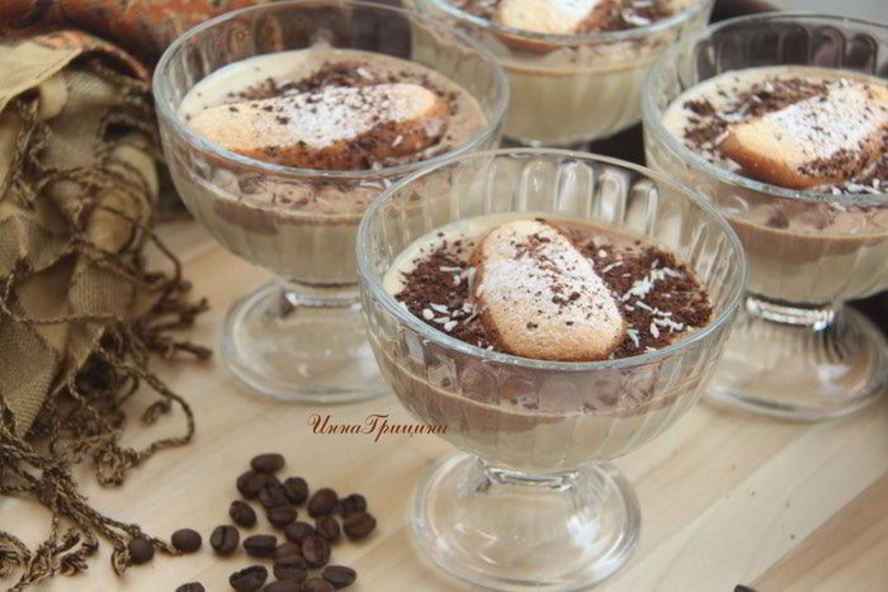 Рецепт кофейно-кокосового тирамису