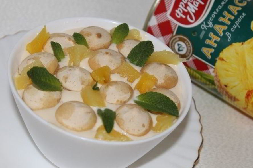 Рецепт тирамису ананасового