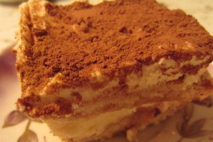 Рецепт тирамису без яиц с кофейным ликером