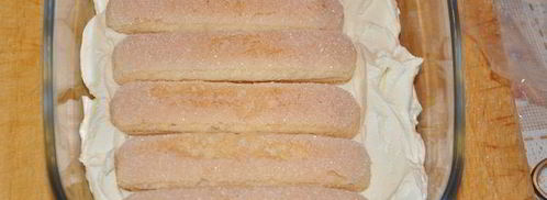 тирамису с клубникой и белым шоколадом. Шаг 4