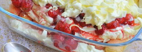 тирамису с клубникой и белым шоколадом. Шаг 7