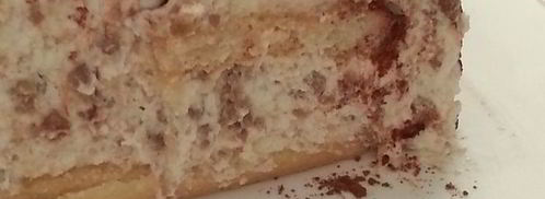 творожный тирамису с кусочками какао-желе. Шаг 13