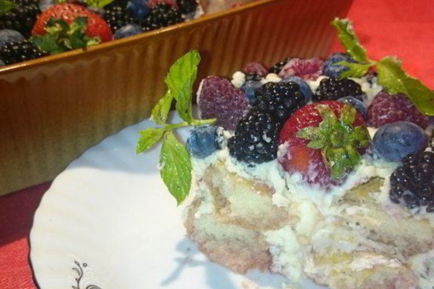 Рецепт ягодного тирамису
