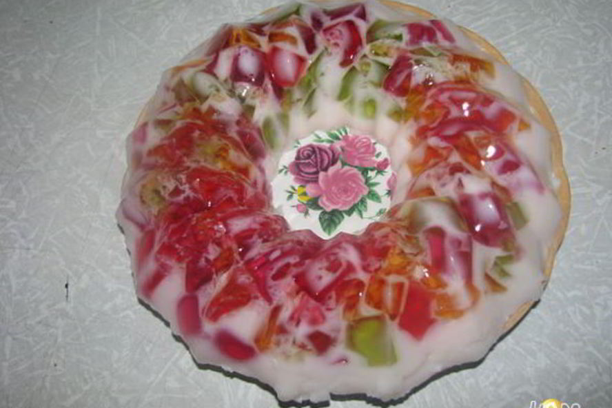 Рецепт цветного желе