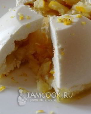 Творожно-лимонный десерт