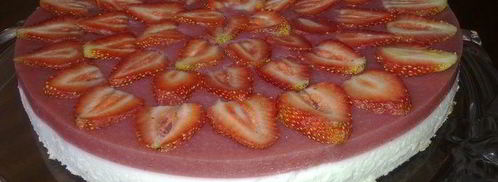 творожный десерт клубничное настроение. Шаг 11