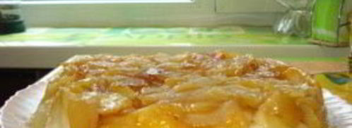 творожный пудинг с яблоками. Шаг 4