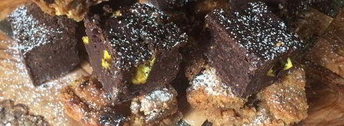 брауни с вафлями и мятным зефиром. Шаг 6