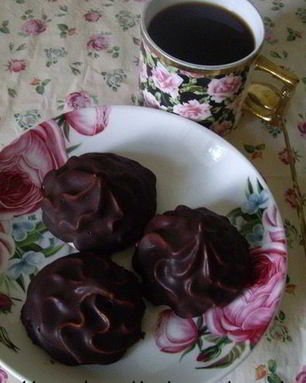 Зефир малиновый в шоколаде