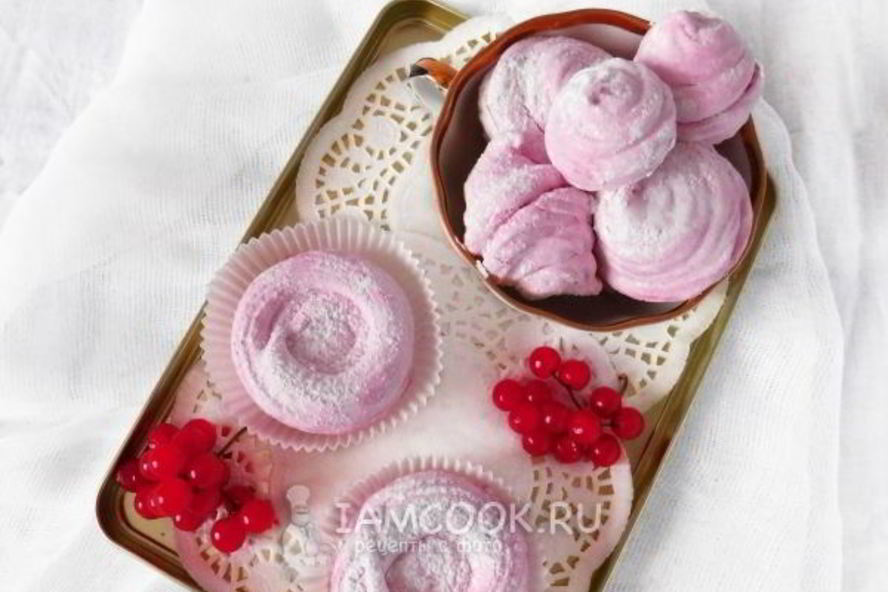 Рецепт зефира с калиной