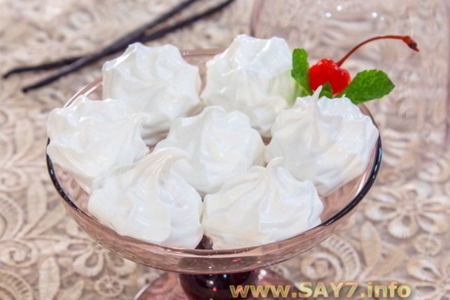 Рецепт зефира ванильного