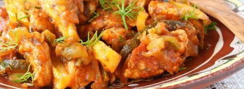 азу из индейки на сковороде. Шаг 15