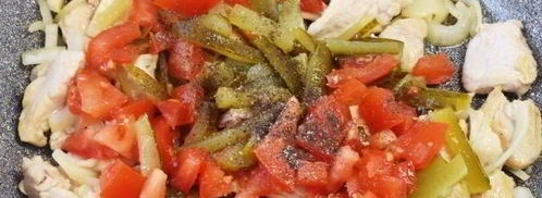 азу из индейки на сковороде. Шаг 9