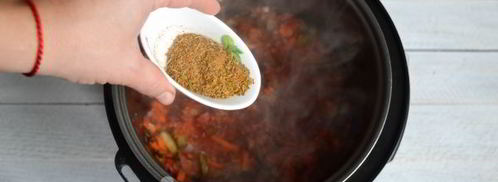 азу из индейки в мультиварке. Шаг 15