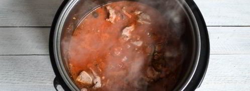 азу из индейки в мультиварке. Шаг 19