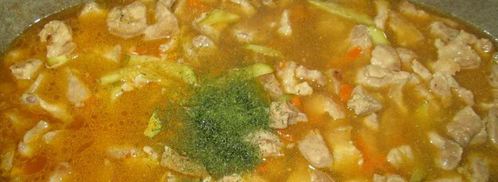 азу из свинины с солеными огурцами. Шаг 7